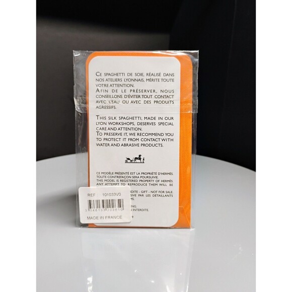 HERMES Twilly Silk spaghetti wrap bracelet 23” | Accessory - Picture 5 of 6